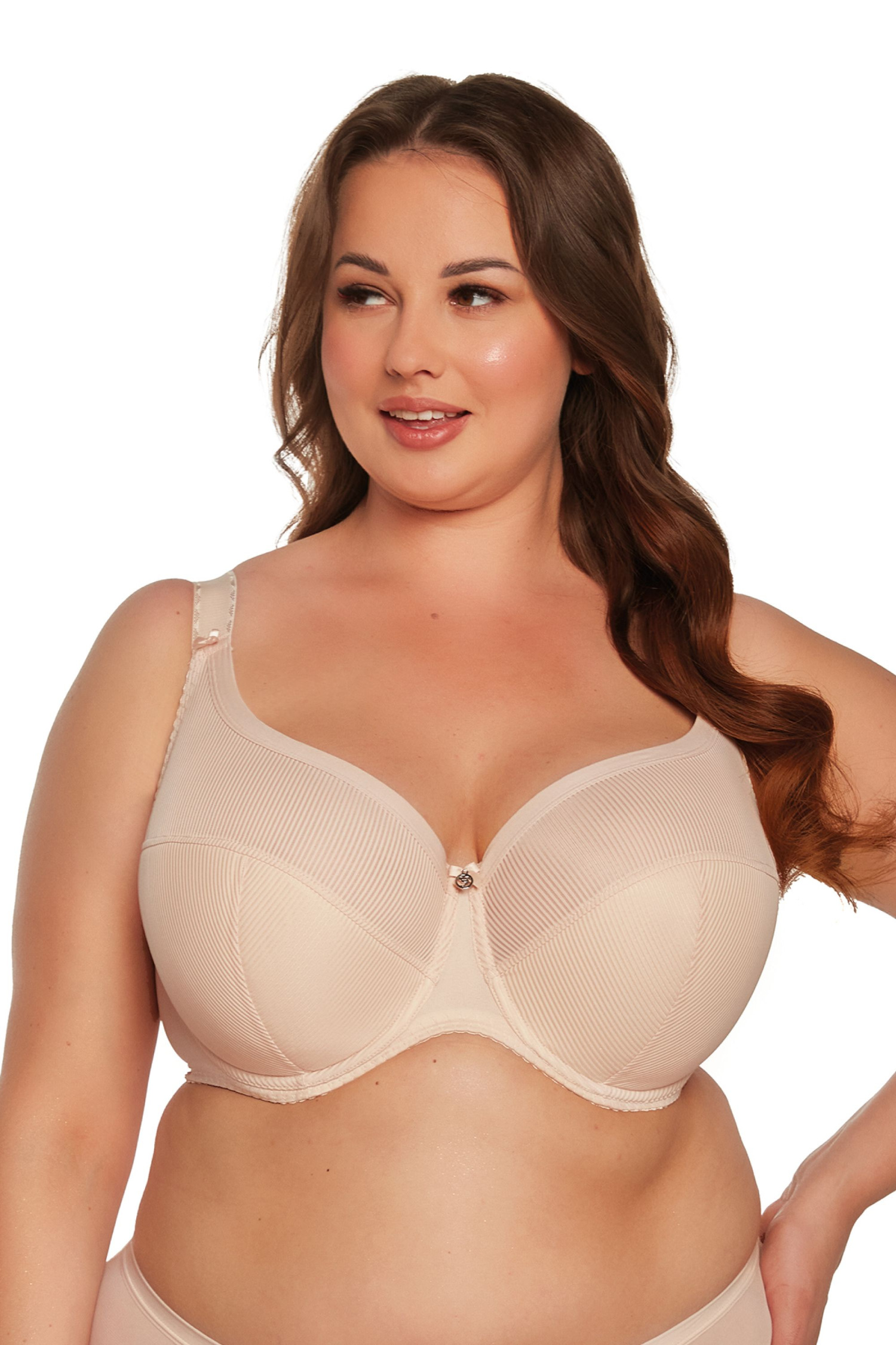 GAIA 1058 BEŻ PRAWIDŁOWY GAIA BIUSTONOSZ SEMI SOFT 1058 BEŻ H2B - obrazek 1