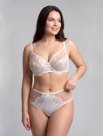 Majtki UNIKAT Manon białe 59036  H6D