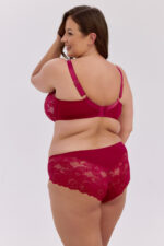 Biustonosz semi soft BS 1372 Mary Bordowy - obrazek 3
